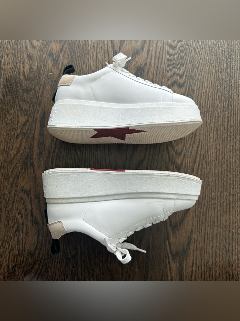 ASH Maya Leather Platform Sneaker - Size 39 - Picture 2 of 10
